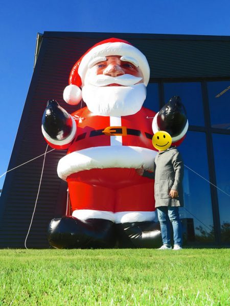 Uppblåsbar jultomte