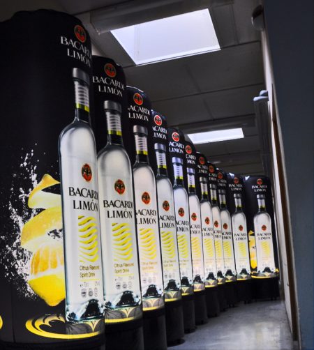 Uppblåsbara LED pelare