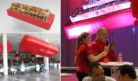 Uppblåsbar ballongreklam Danfoss