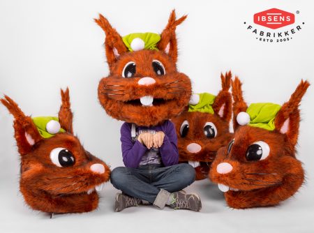 Ekorre maskotkostymer