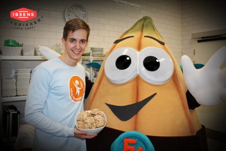 Reklammaskot Fuldkornshjälten