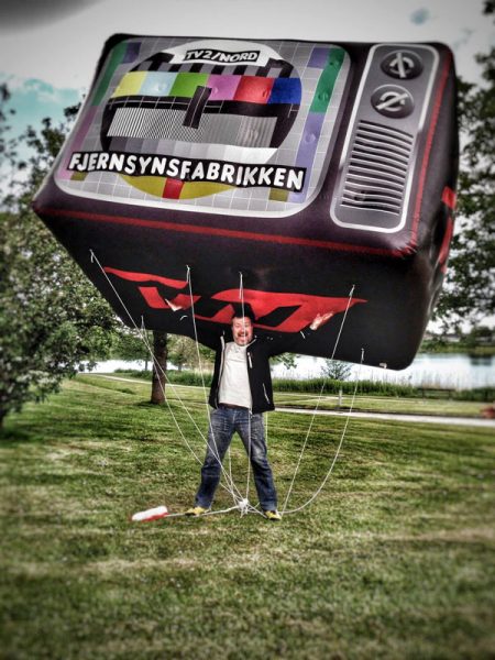 Jätteballong för TV-fabriken/TV2 Nord