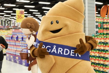 Välkänd reklamfigur som promotionkostym