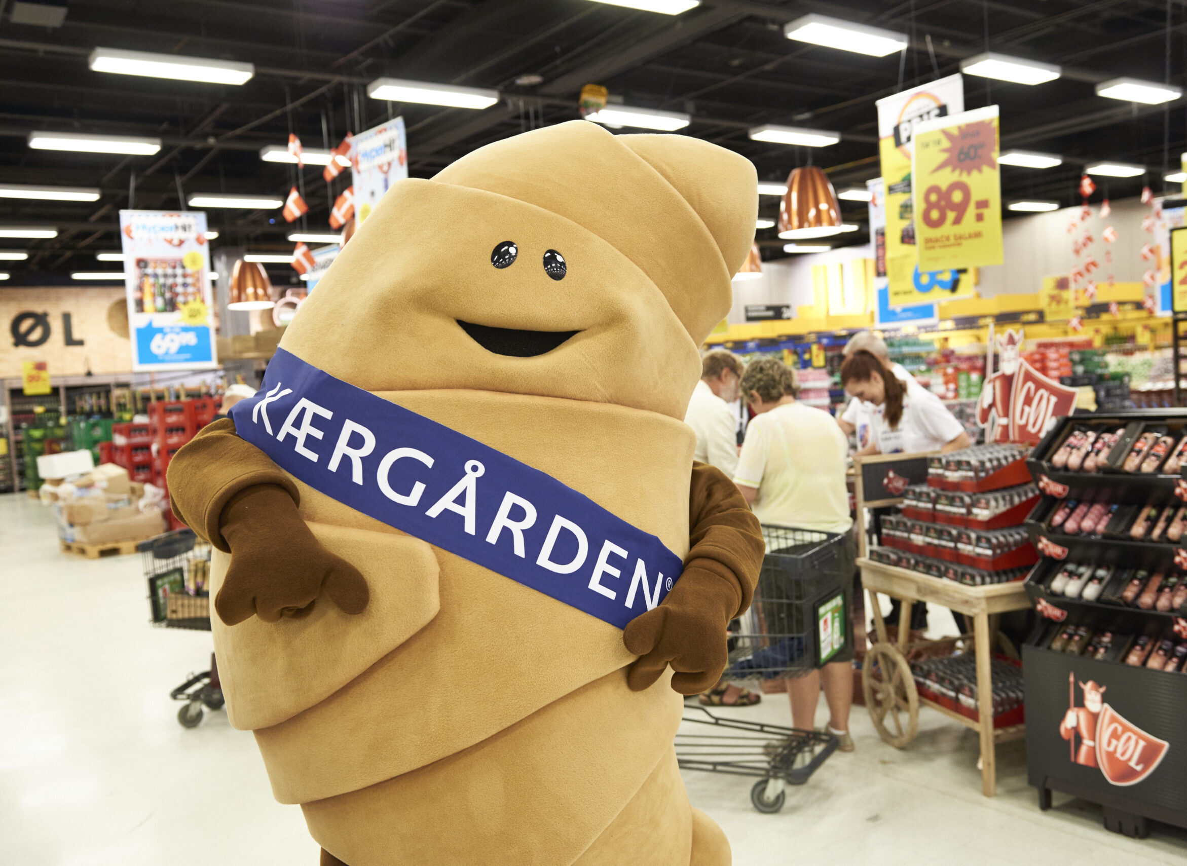 Stor maskot för Arla Foods