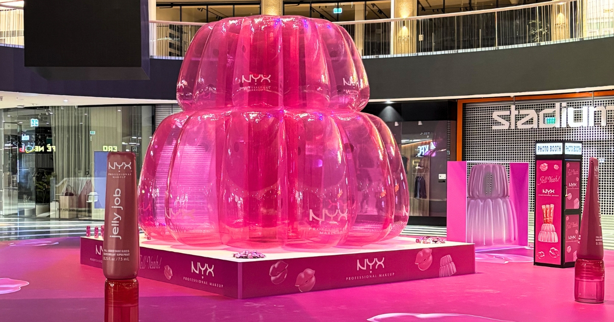 Uppblåsbar jelly cake och produkter för brandaktivering